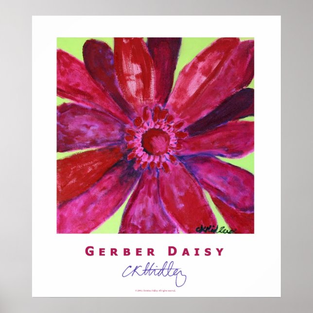 Gerber Daisy Poster (Devant)