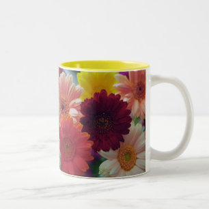Gerbera Daisy Fleurs Photo Art Café Mugs