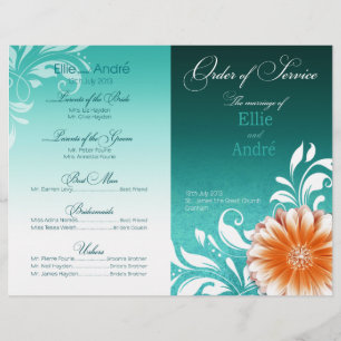 Gerbera Daisy Orange Aqua Programme d'Ordre de Ser