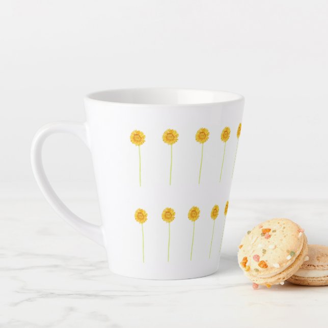 Gerbera marguerite Petite Mug Latte (En situation)