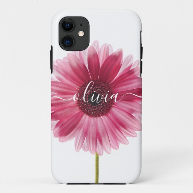 Gerbera Rose Daisy Tough iPhone 11|12|13|14 Coques (Dos)