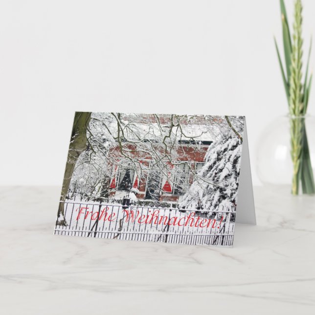 german merry noël ferme dans la carte des neiges (Devant)