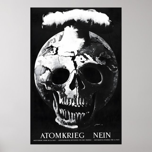 German Nuclear War - No Political Poster Peace (Devant)