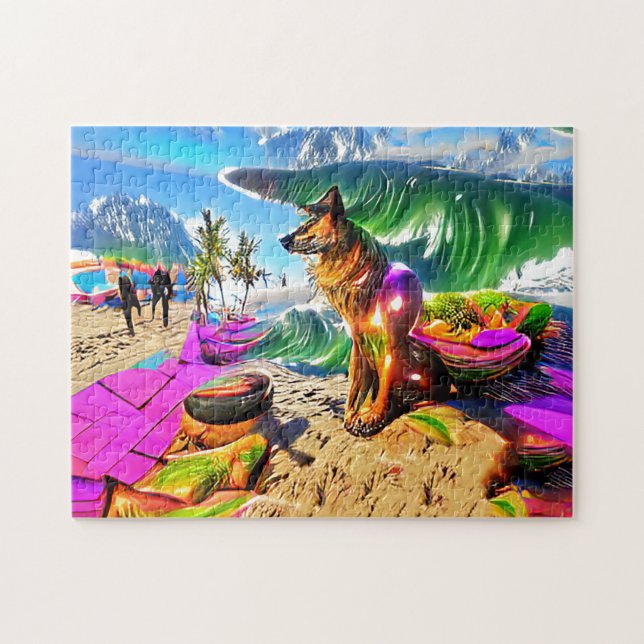 German Shepherd Dog Jigsaw Puzzle (Horizontal)