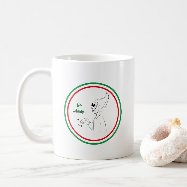 Gestures Mug Italien - Partez de la tasse italienn (Avec donut)