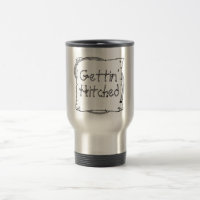 Getting a accroché la tasse du marié