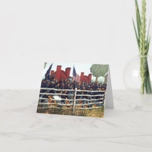 Gettysburg, bataille à la carte de note de