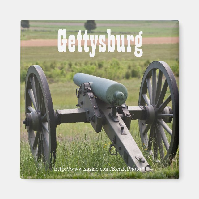 Gettysburg Cannon Magnet (Devant)