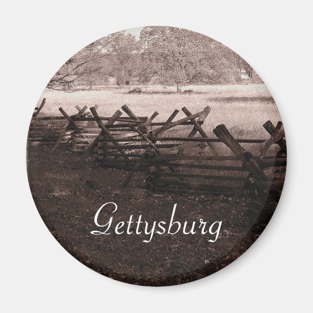 Gettysburg - Magnet du champ de bataille #3 (Devant)