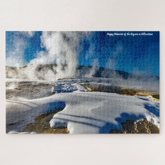 Geysers Yellowstone. Jigsaw Puzzle (Horizontal)