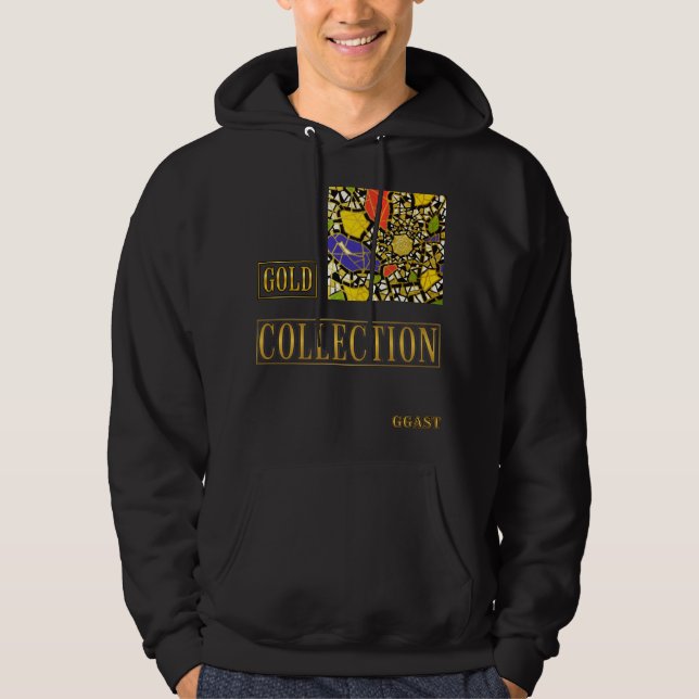 GGAST - "Adult pullover Hoodie" GOLD (Devant)