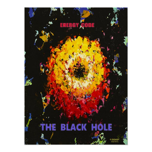 GGAST - Le Trou Noir - 20"x 26,67" Affiche Glossy (Devant)