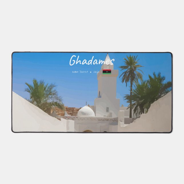 Ghadames, Libye - Mosquée Blanche (Recto)