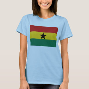 Ghana Drapeau x Carte T-shirt