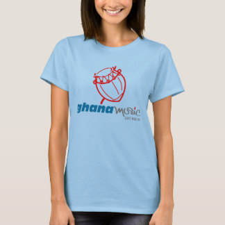 Ghana Music.com Mesdames T-Shirt Ringer