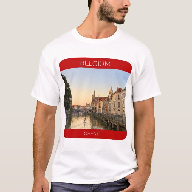 Ghent, Belgium Travel T-Shirt (Devant)