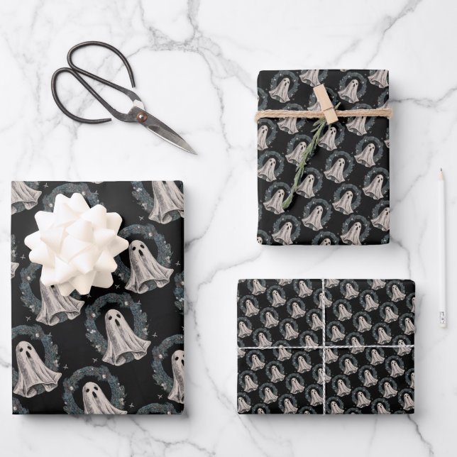 Ghoarly Goth emballage cadeau de vacances Papier G (Recto)