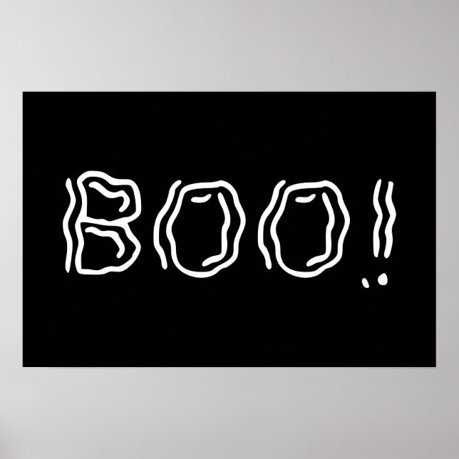 Ghomajorité Boo ! Poster (Devant)