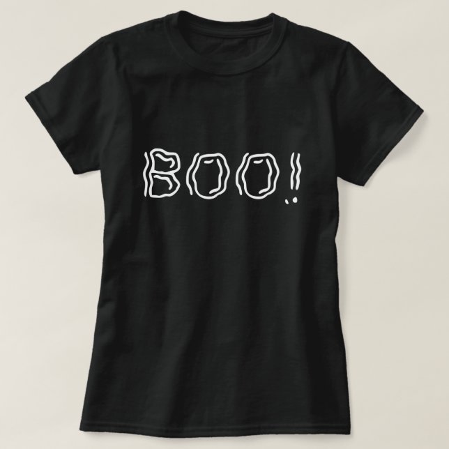 Ghomajorité Boo ! T-shirts (Design devant)