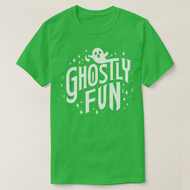 Ghoost amusant Jouer Halloween Design TShirt 2 (Design devant)