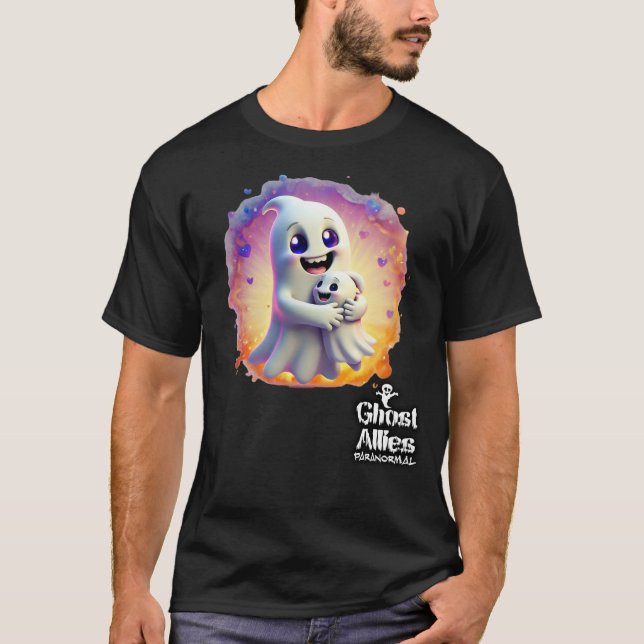 Ghost Allies Paranormal Ghost Love T-shirt (Devant)