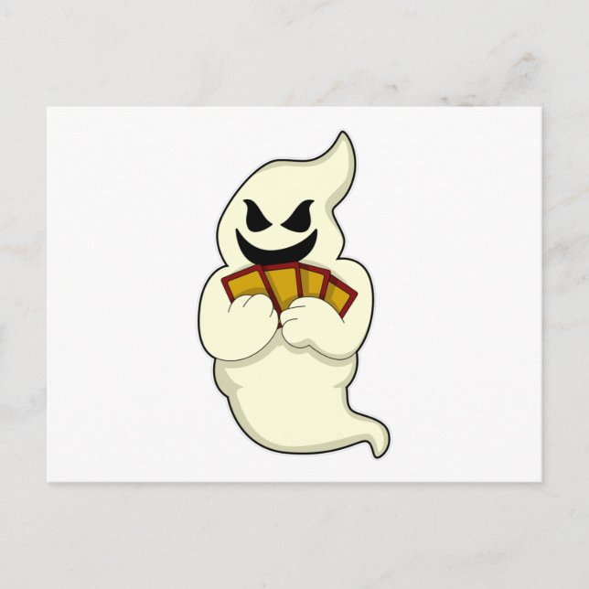 Ghost at Poker avec cartes de Poker (Devant)