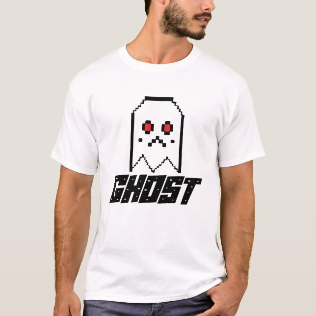 Ghost – Design de T-shirt à vibrations hantées min (Devant)
