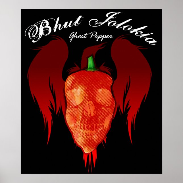 Ghost Pepper $24.95 Poster d'art (Devant)