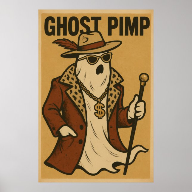Ghost Pimp Poster (Devant)