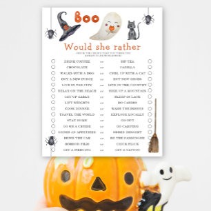 Ghost - Voudrait-elle préférer - jeu de baby showe