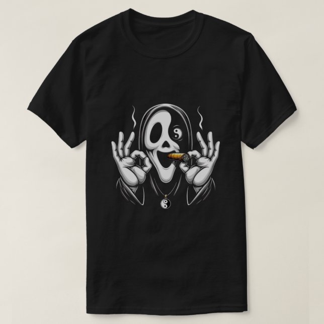 Ghostface Zen – Chill in Chaos T-Shirt (Design devant)