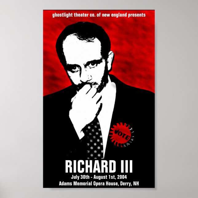 Ghostlight Richard III Poster (Devant)