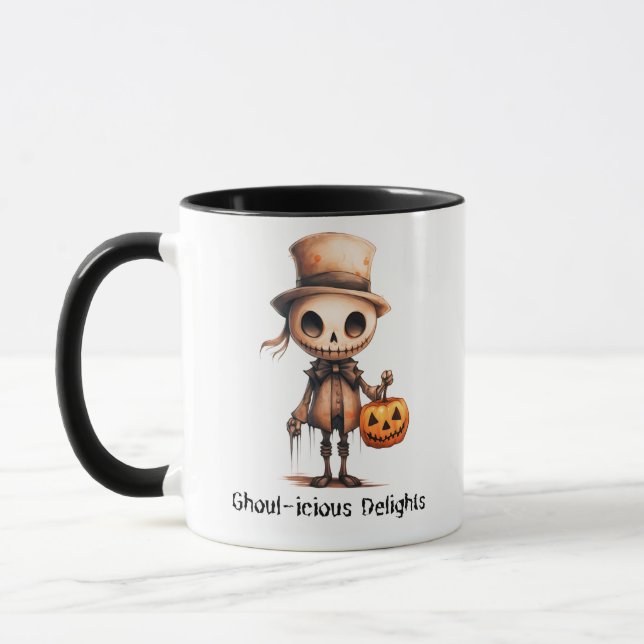 Ghoul délices Ghoul Skeleton Halloween Mug (Gauche)