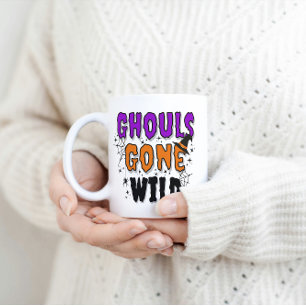Ghouls est devenu sauvage Mug d'Halloween moderne