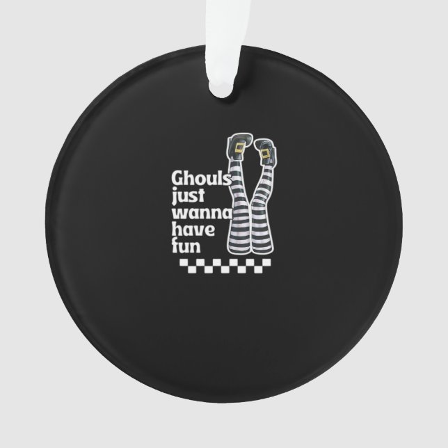 Ghouls veut juste s'amuser amusant Halloween drôle (devant)