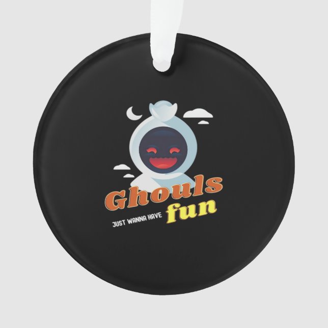 Ghouls veut juste s'amuser Halloween & Citation (devant)