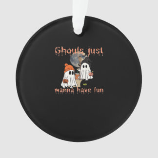 Ghouls veut juste s'amuser Halloween Drôle Slogan