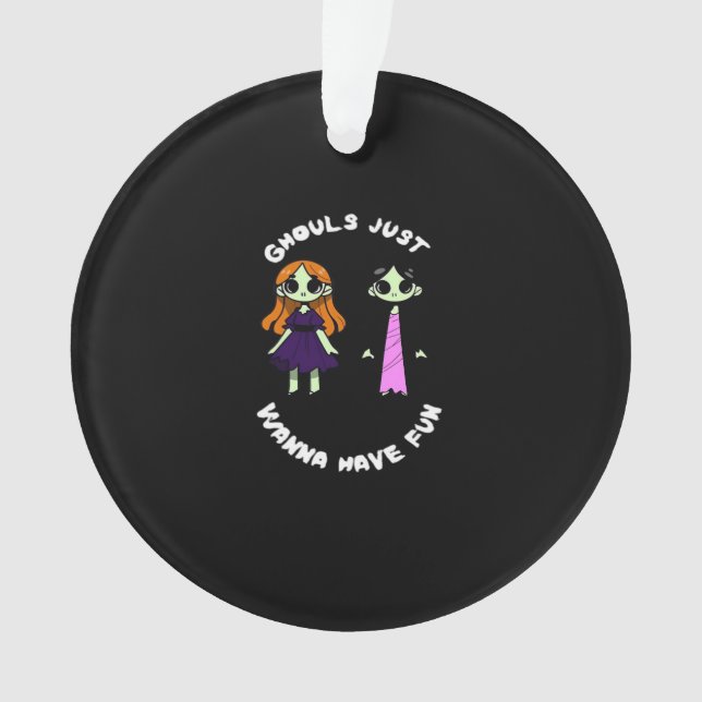 Ghouls Veux Juste S'Amuser Pour Halloween Drôle (devant)