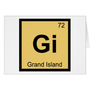 Gi - Grand Island Nebraska Chimie Symbole de la vi
