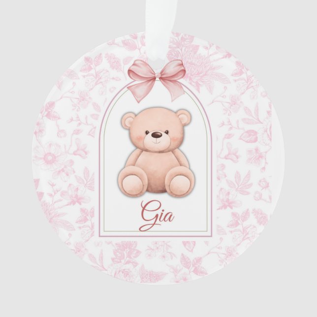 Gia | Conception personnalisée d'ours en peluche r (devant)