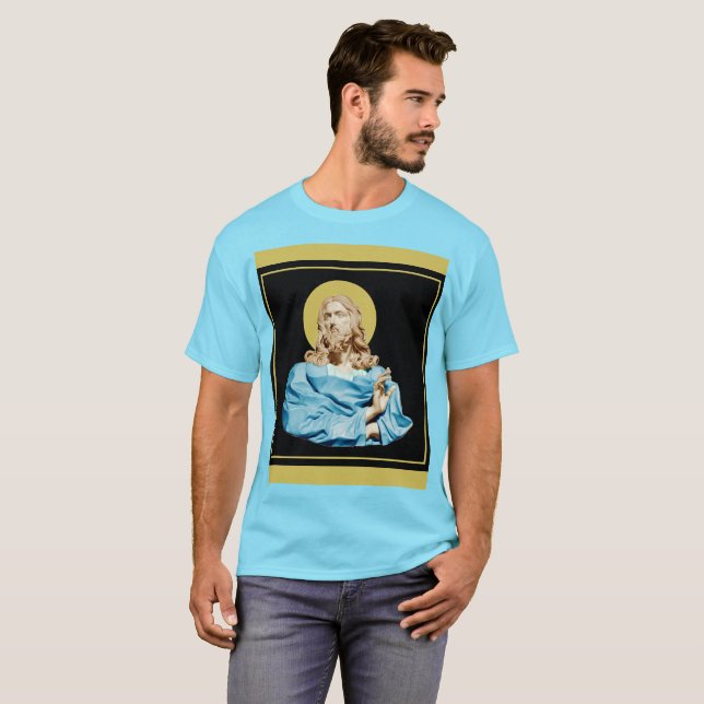 Gian Lorenzo Bernini Bust of Christ 1679 T-shirt (Devant entier)