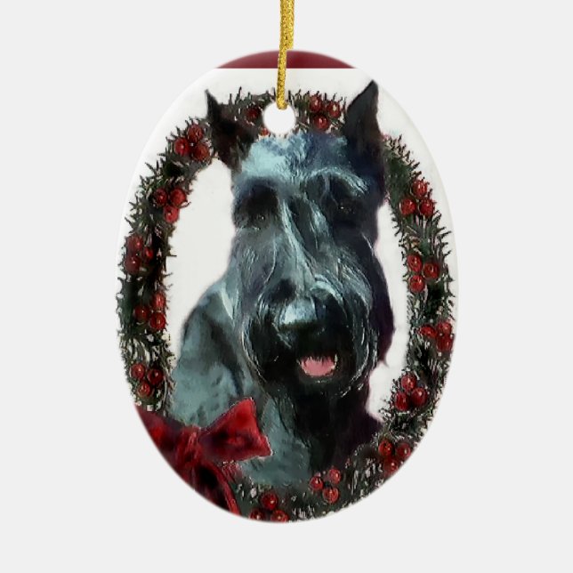 Giant Schnauzer Ornement de Noël (Devant)