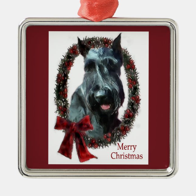 Giant Schnauzer Ornement de Noël (Devant)