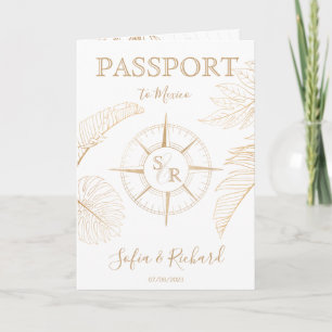 Gibraltar Mariage Destination Passport Carte du mo