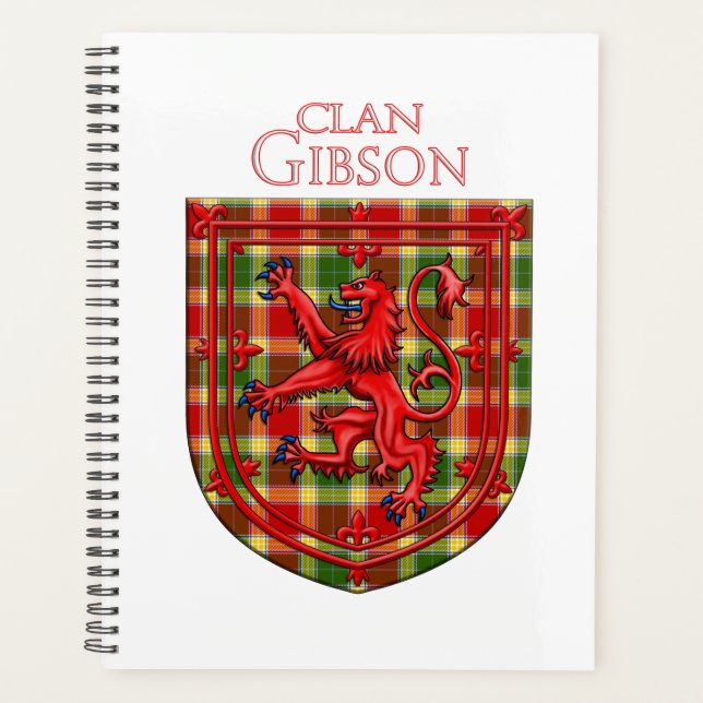 Gibson Tartan Scottish Plaid Lion Rampant (Devant)