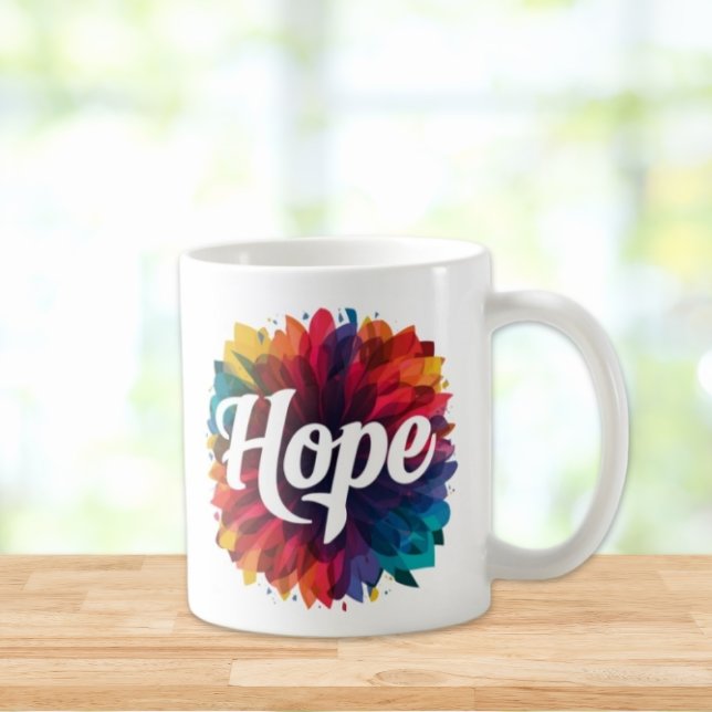 Gift of Hope Mug - Inspirational Hope Coffee Cup - (HOPE)