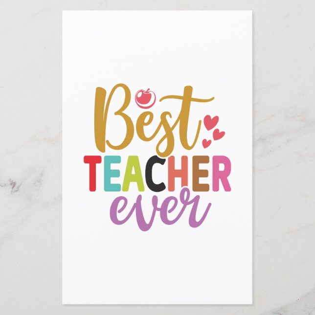Gifts Teacher | Best Teacher Ever (Devant)