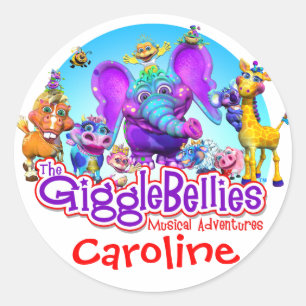 GiggleBellies + Sticker pour le nom de votre enfan