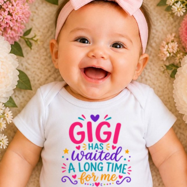 Gigi a attendu Body bébé coloré (Créateur téléchargé)