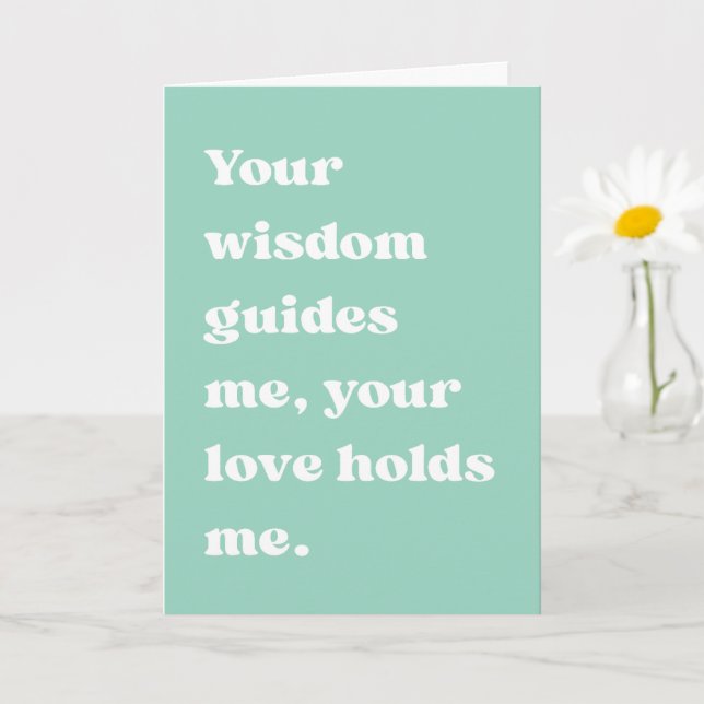 Gigi Sagesse Amour Me Guide Carte Sincère (Petite plante)